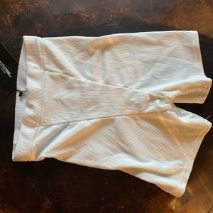 Brand New White Biker Shorts